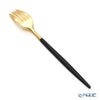 クチポール ミオ MIO ブラック／ゴールド デザートフォーク マット仕上げ