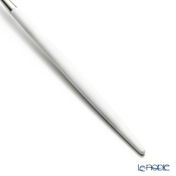 クチポール ミオ MIO ホワイト／シルバー デザートスプーン マット仕上げ