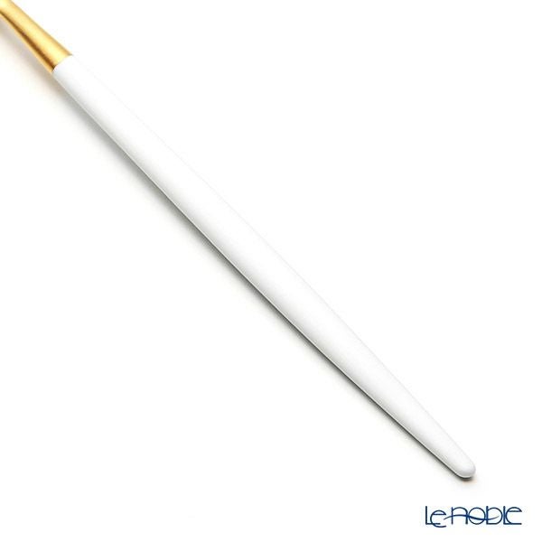 クチポール ミオ MIO ホワイト／ゴールド デザートフォーク マット仕上げ