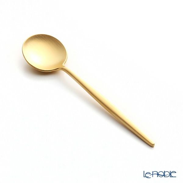 クチポール ムーン MOON MATT GOLD ゴールド デザートスプーン 17cm