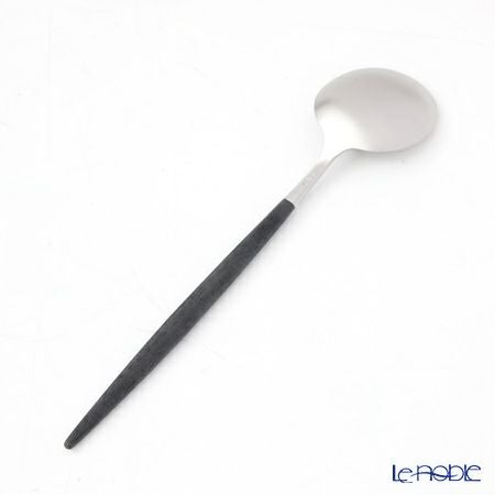 クチポール ゴア GOA ブラック／シルバー テーブルスプーン 21cm マット仕上げ