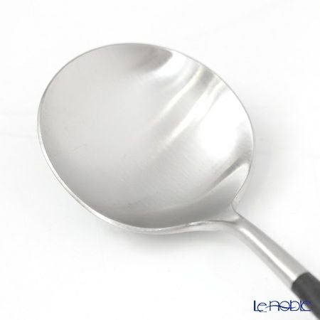 クチポール ゴア GOA ブラック／シルバー テーブルスプーン 21cm マット仕上げ