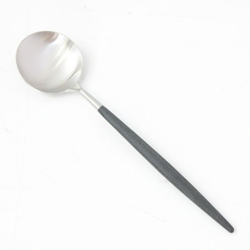 クチポール ゴア GOA ブラック／シルバー テーブルスプーン 21cm マット仕上げ