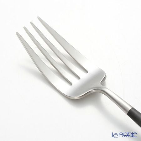 クチポール ゴア GOA ブラック／シルバー サービングフォーク 27cm マット仕上げ