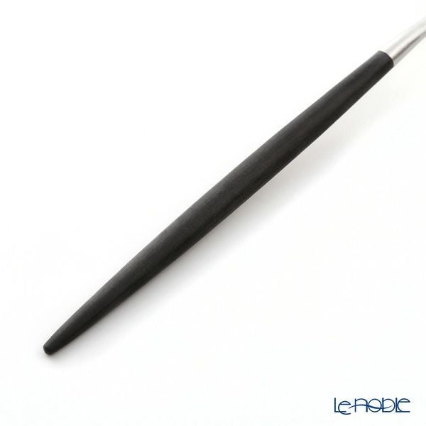 クチポール ゴア GOA ブラック／シルバー デザートスプーン 18cm マット仕上げ