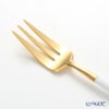 クチポール ゴア GOA ホワイト／ゴールド ペストリーフォーク／ケーキフォーク 17cm マット仕上げ