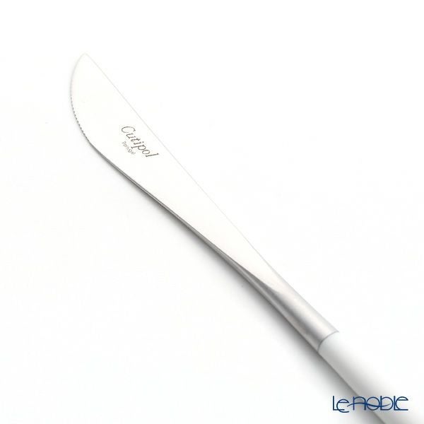 クチポール ゴア GOA ホワイト／シルバー デザートナイフ 20cm マット仕上げ