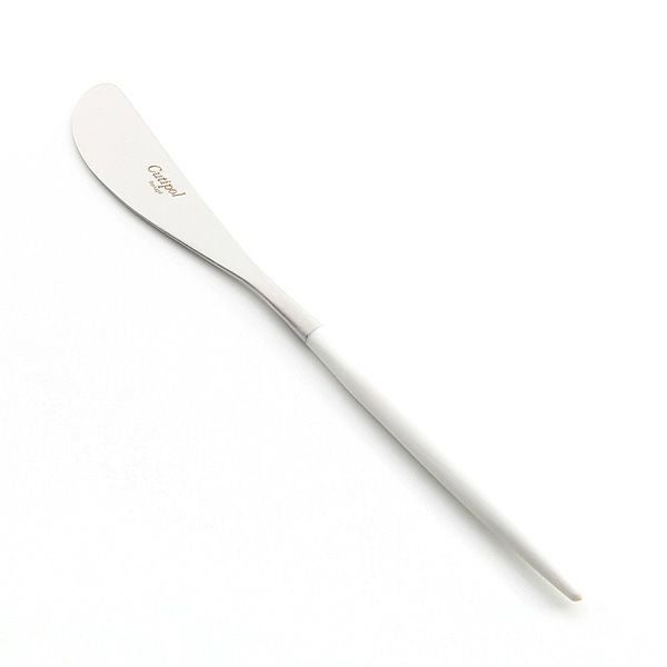 クチポール ゴア GOA ホワイト／シルバー バタースプレッダー 17cm マット仕上げ