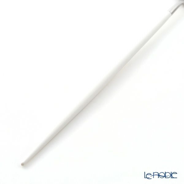 クチポール ゴア GOA ホワイト／シルバー ロングドリンクスプーン 21cm マット仕上げ