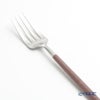 クチポール ゴア GOA ブラウン／シルバー デザートフォーク 18.5cm マット仕上げ