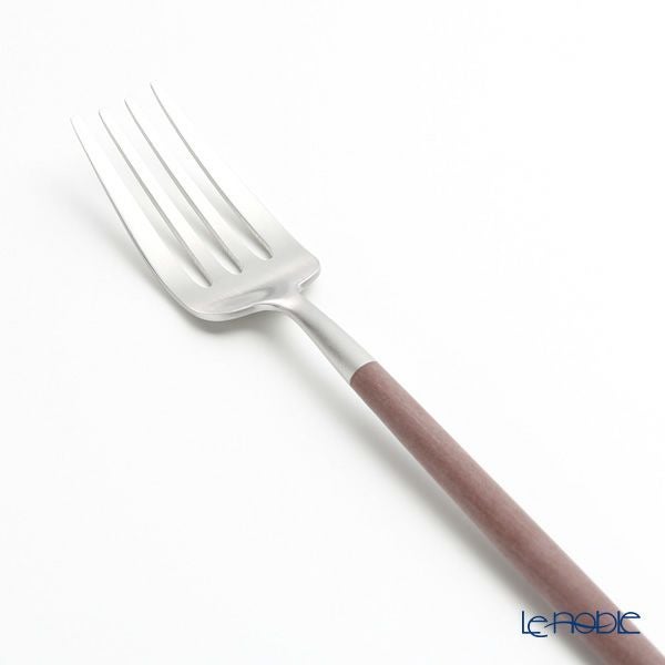 クチポール ゴア GOA ブラウン／シルバー デザートフォーク 18.5cm マット仕上げ