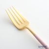 クチポール ゴア GOA ピンク／ゴールド デザートフォーク 18.5cm マット仕上げ