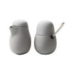 VIVA Scandinavia ビバ スカンジナビア NINA ニーナ シュガー130ml ＆ クリーマー200ml スプーン付 セット グレイ V79402