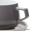 VIVA Scandinavia ビバ スカンジナビア CLASSIC Ella クラシック エラ ティーカップ＆ソーサー 250ml ストーム（グレイ） V79748