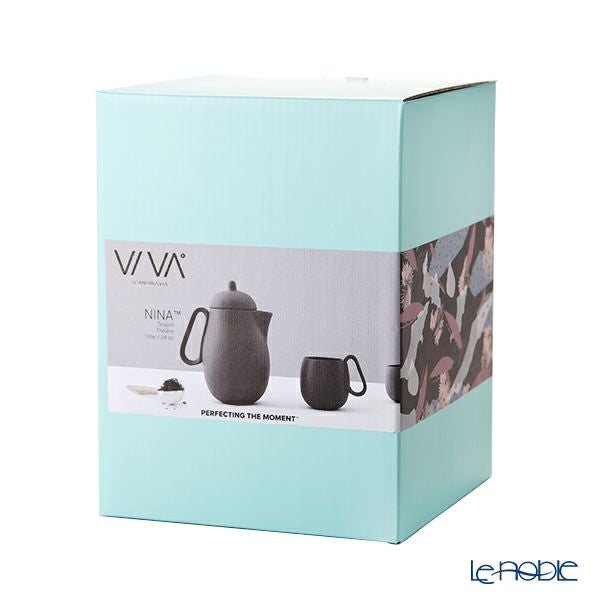 VIVA Scandinavia ビバ スカンジナビア NINA ニーナ ティーポット ストレーナー付 1000ml ブラック V79845