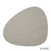 LIND DNA リンド ディーエヌエー カーブ プレイスマット 37×44cm ライトグレイ リサイクルレザー製 981162
