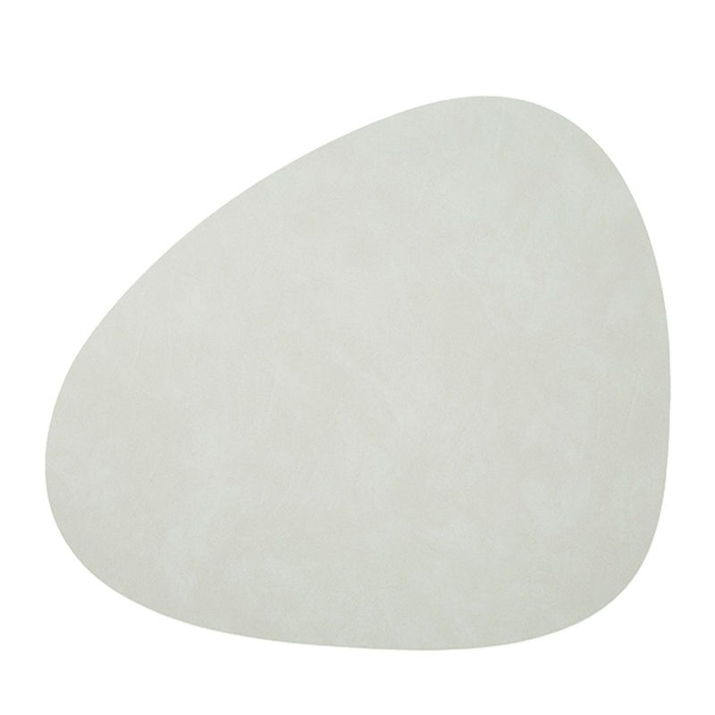 LIND DNA リンド ディーエヌエー カーブ プレイスマット 37×44cm メタリック リサイクルレザー製 981901