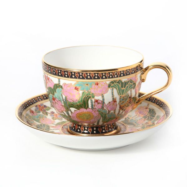 ブランベンジャロン工房 ティーカップ＆ソーサー ロータスホワイト