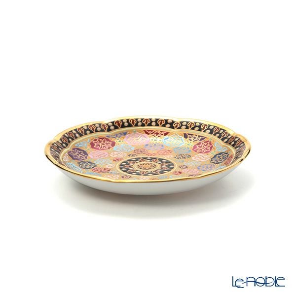 ブランベンジャロン工房 ミニプレート 8cm ピクンフラワー