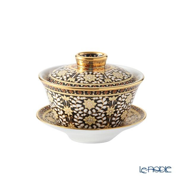 ブランベンジャロン工房 オリエンタルカップ＆ソーサー カニェンブラック L