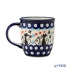 ポーリッシュポタリー（ポーランド陶器） ボレスワヴィエツ マグカップ 350ml／9.7cm 猫とハート 1105／A-1378A