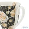 DUO フローラルシリーズ イングリッシュローズ マグカップ ブラック ペア 340ml