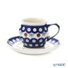 ポーリッシュポタリー（ポーランド陶器） ボレスワヴィエツ コーヒーカップ＆ソーサー 160ml／14.2cm 913／710／D-41