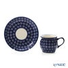ポーリッシュポタリー（ポーランド陶器） ボレスワヴィエツ コーヒーカップ＆ソーサー 160ml／14.2cm 913／710／226A