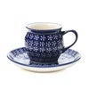 ポーリッシュポタリー（ポーランド陶器） ボレスワヴィエツ コーヒーカップ＆ソーサー 160ml／14.2cm 913／710／226A