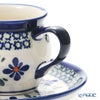 ポーリッシュポタリー（ポーランド陶器） ボレスワヴィエツ コーヒーカップ＆ソーサー 160ml／14.2cm 913／710／DU-60