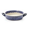 ポーリッシュポタリー（ポーランド陶器） ボレスワヴィエツ グラタン皿 18.8cm／H4.6cm 1454／120