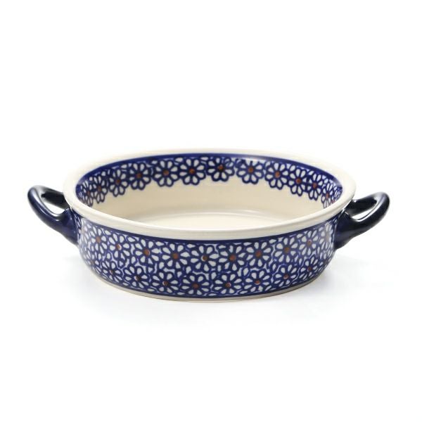 ポーリッシュポタリー（ポーランド陶器） ボレスワヴィエツ グラタン皿 18.8cm／H4.6cm 1454／120