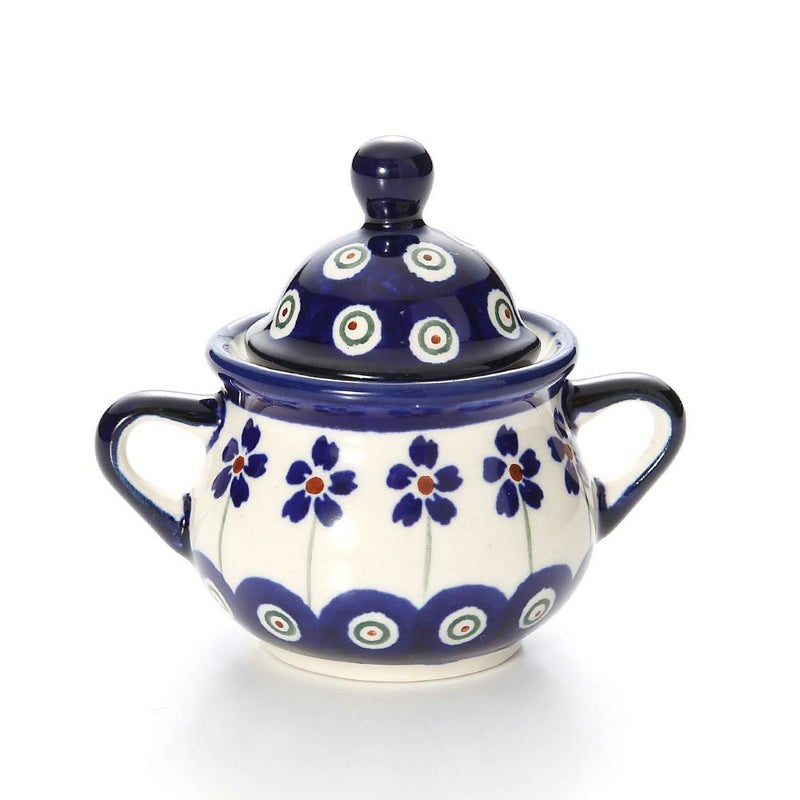 ポーリッシュポタリー（ポーランド陶器） ボレスワヴィエツ シュガーボウル 50ml／7.7cm 1115／A-166A