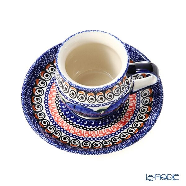 ポーリッシュポタリー（ポーランド陶器） ボレスワヴィエツ コーヒーカップ＆ソーサー 160ml／14.2cm 913／710／ART-148 アートコレクション