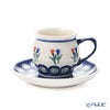 ポーリッシュポタリー（ポーランド陶器） ボレスワヴィエツ コーヒーカップ＆ソーサー 160ml／14.2cm 913／710／809