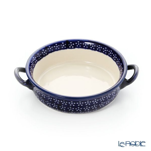 ポーリッシュポタリー（ポーランド陶器） ボレスワヴィエツ グラタン皿 18.8cm／H4.6cm 1454／226A