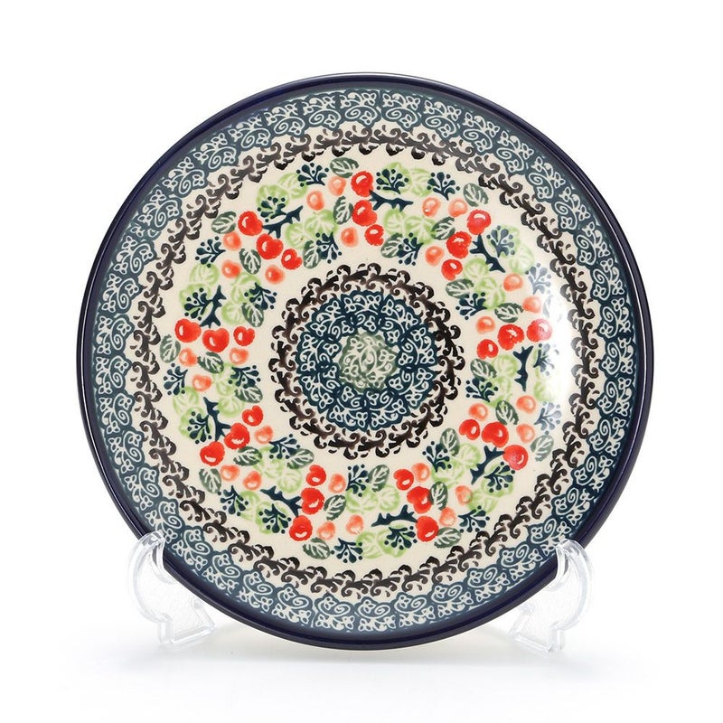 ポーリッシュポタリー（ポーランド陶器） ボレスワヴィエツ プレート 19.5cm 814／DU158