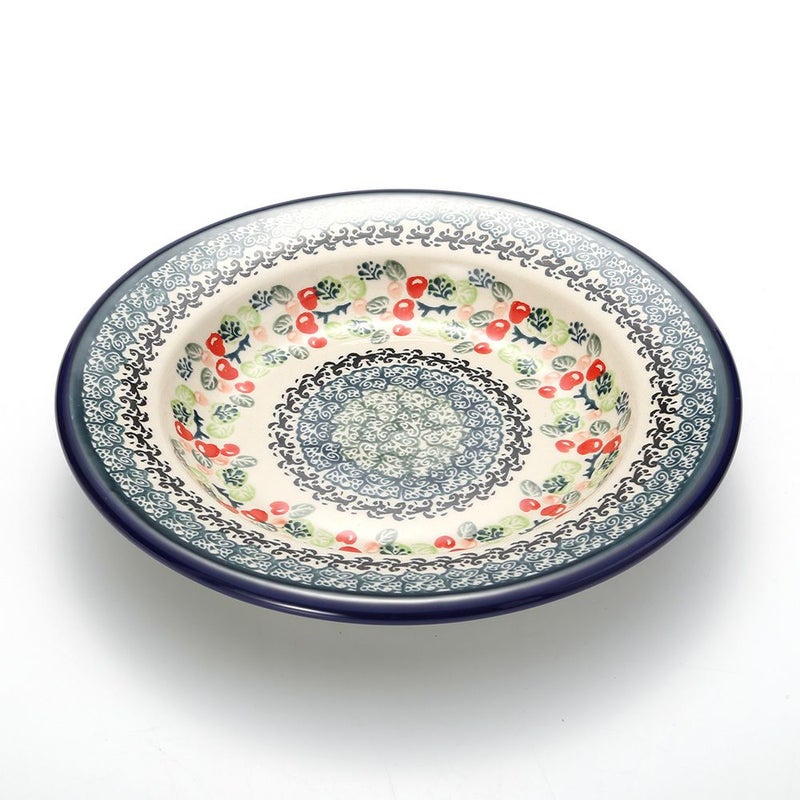 ポーリッシュポタリー（ポーランド陶器） ボレスワヴィエツ スーププレート 24cm 1419／DU158