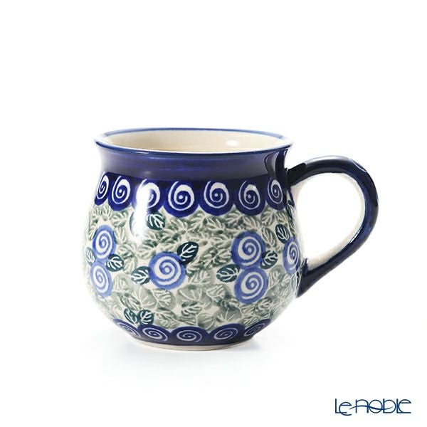 ポーリッシュポタリー（ポーランド陶器） ボレスワヴィエツ マグカップ 220ml／8cm 1452／A-1073A