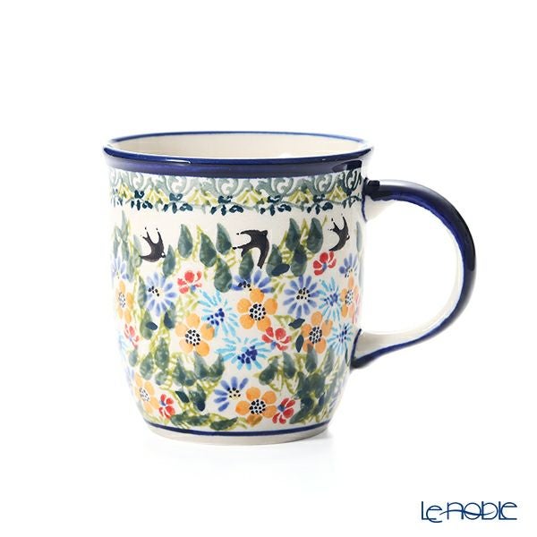 ポーリッシュポタリー（ポーランド陶器） ボレスワヴィエツ マグカップ 350ml／9.7cm 1105／DU-182