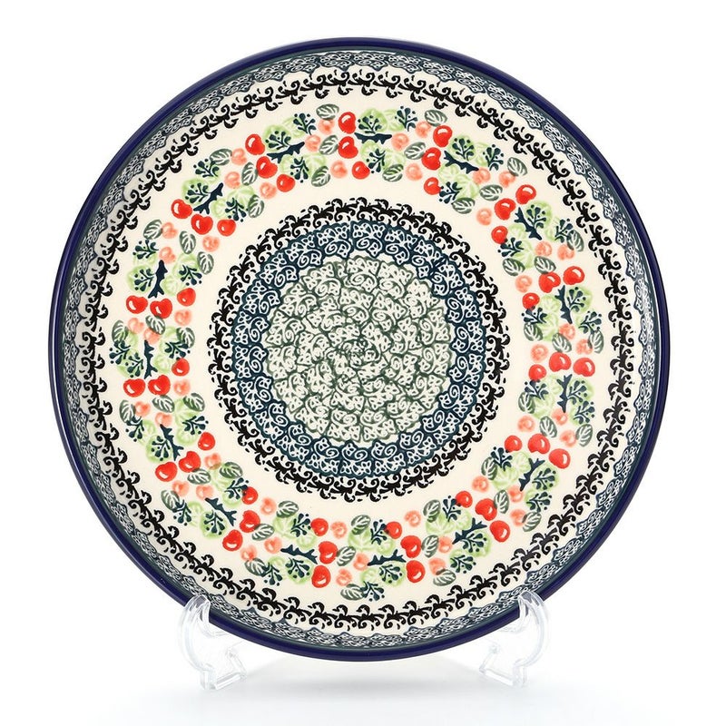 ポーリッシュポタリー（ポーランド陶器） ボレスワヴィエツ プレート 24.5cm 524／DU158