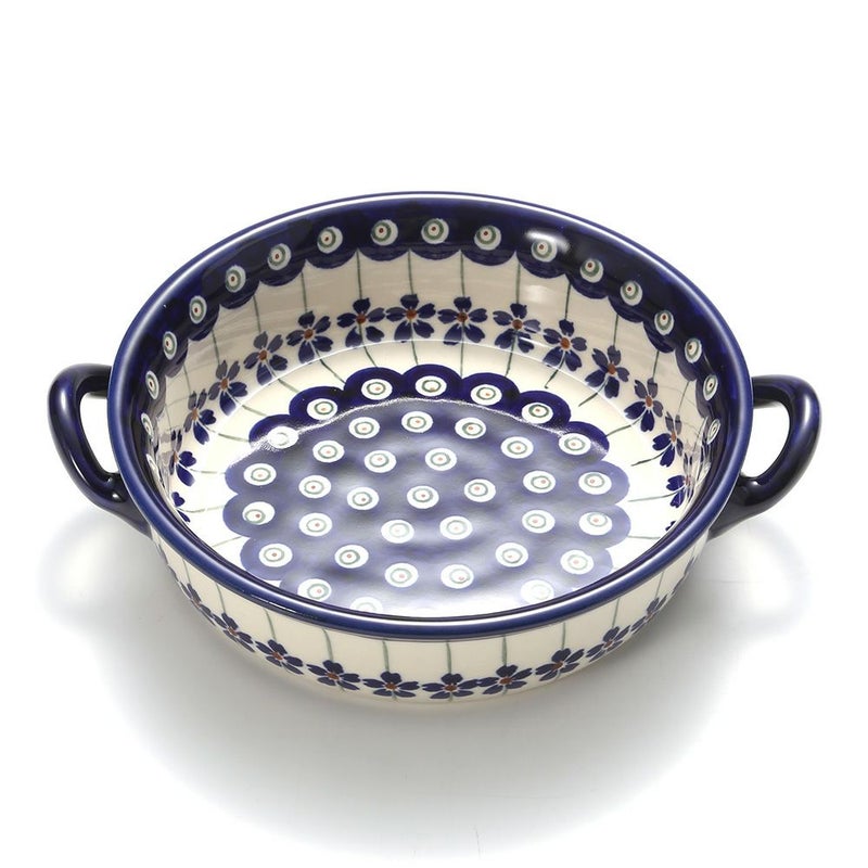 ポーリッシュポタリー（ポーランド陶器） ボレスワヴィエツ グラタン皿 1454A／A-166A（内模様）