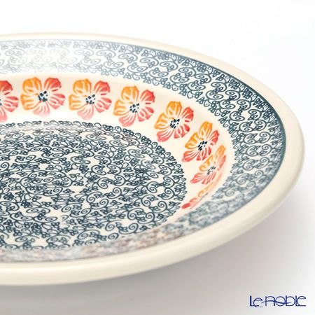 ポーリッシュポタリー（ポーランド陶器） ボレスワヴィエツ スーププレート 24cm 1419／955