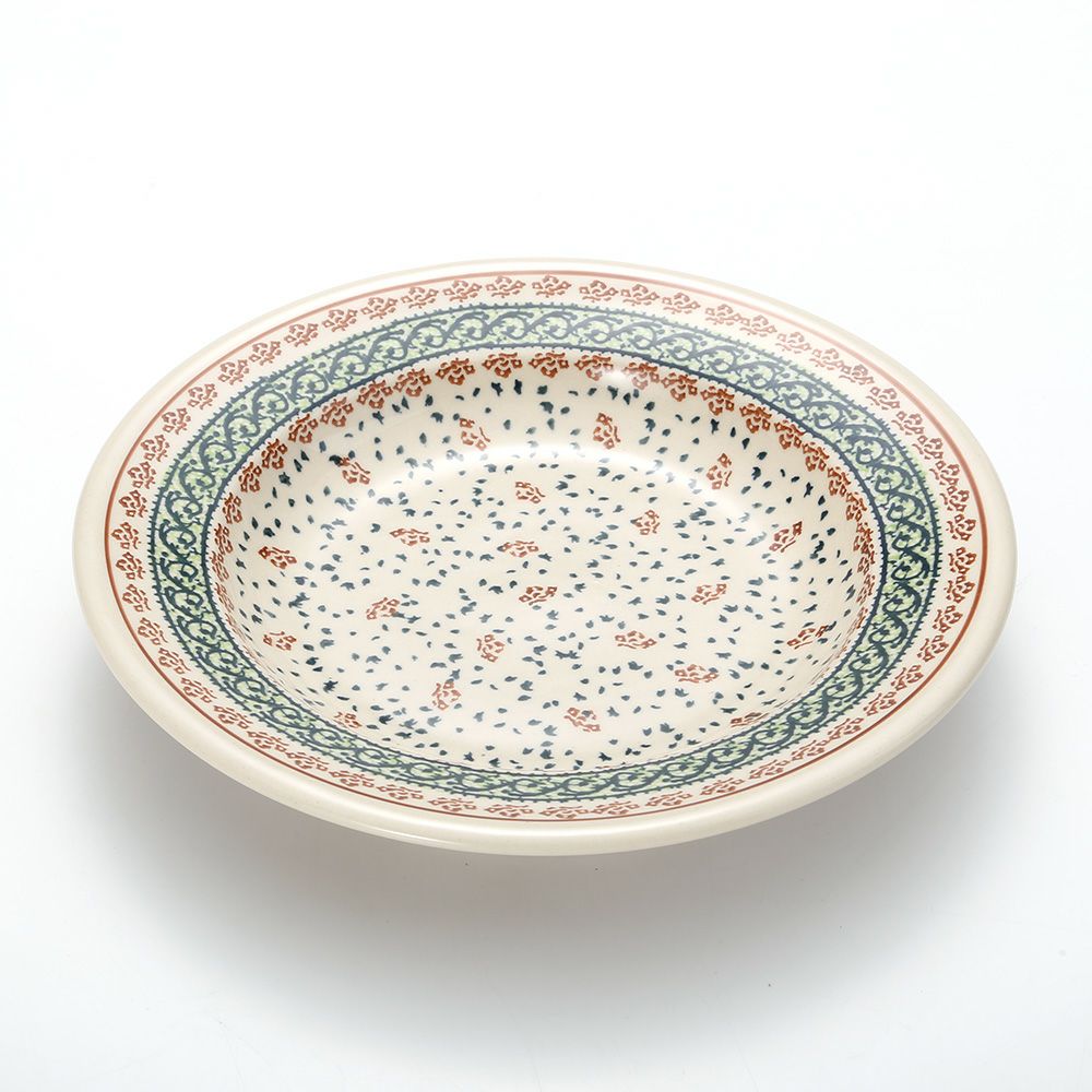 ポーリッシュポタリー（ポーランド陶器） ボレスワヴィエツ スーププレート 24cm 1419／1096