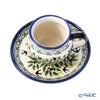 ポーリッシュポタリー（ポーランド陶器） ボレスワヴィエツ コーヒーカップ＆ソーサー 160ml／14.2cm 913／710／DU-182