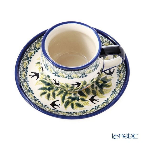 ポーリッシュポタリー（ポーランド陶器） ボレスワヴィエツ コーヒーカップ＆ソーサー 160ml／14.2cm 913／710／DU-182