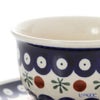 ポーリッシュポタリー（ポーランド陶器） ボレスワヴィエツ ティーカップ＆ソーサー 220ml／16cm 775／836／D-41