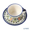 ポーリッシュポタリー（ポーランド陶器） ボレスワヴィエツ ティーカップ＆ソーサー 220ml／16cm 775／836／DU-182