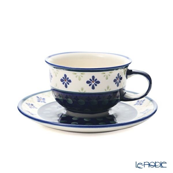 ポーリッシュポタリー（ポーランド陶器） ボレスワヴィエツ ティーカップ＆ソーサー 220ml／16cm 775／836／297A