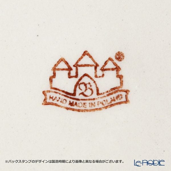 ポーリッシュポタリー（ポーランド陶器） ボレスワヴィエツ ティーカップ＆ソーサー 220ml／16cm 775／836／DU-158